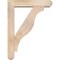 Ekena Millwork Funston Craftsman Smooth Bracket w/ Offset Brace, Douglas Fir, 5 1/2"W x 24"D x 32"H BKT0604X24X32FST04SDF - alternate 3